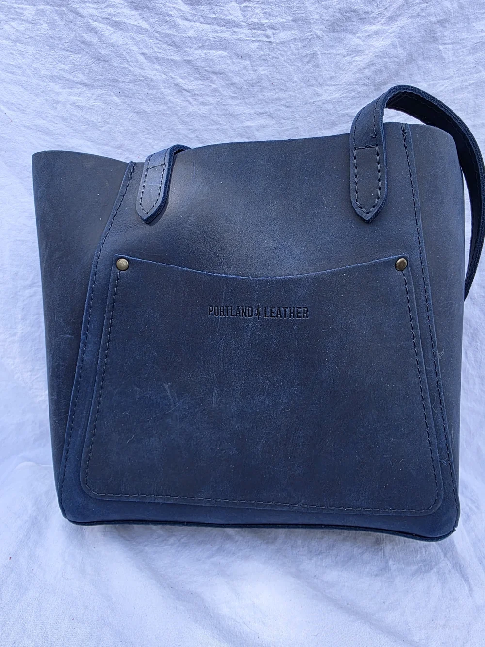 Portland Leather Deep Water Tote bag